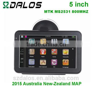 Wince 6.0 System sat nav free world maps available 5 Inch IPX5 Waterproof dvd bluetooth gps navigation with romania map