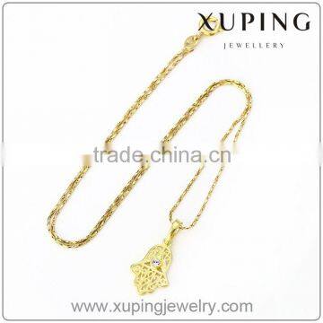 Simples Designs Custom Jewelry 14K Gold Color Zircon Women Pendant