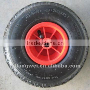 3.00-4 (260* 85 ) Poly rim hand trolley wheel