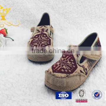 2015 fashion tie-up girls espadrille