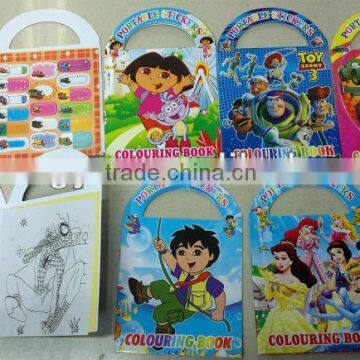 children Eco-friendly cartoon printable mini coloring books