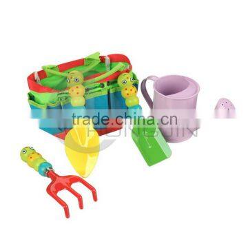 Hongjin Plastic Kids Garden Tools Set with Bag