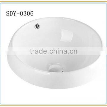 wholesale china products bathroom sink round ceramic basin