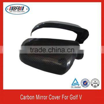 Carbon fiber side mirror cover car wing mirror cover for VW golf v