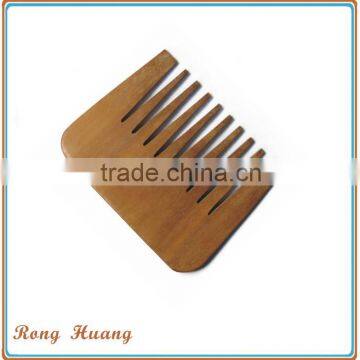 Promotional wide wooden comb