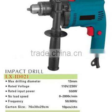 13mm impact drill 550w ID021 / 550W impact drill