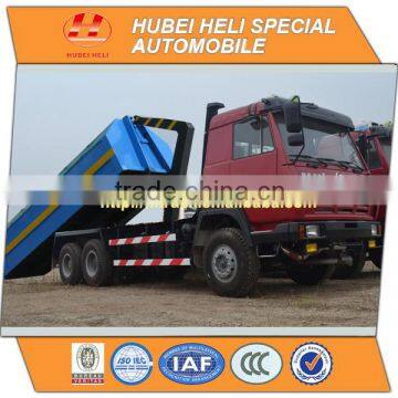 SHACMAN AOLONG 6x4 290hp 16CBM hook lift garbage truck WEICHAI diesel engine 290hp