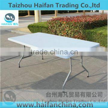 High quality 2 meters strong plastic picnic table/hot sell plastic restaurant table with removable legs