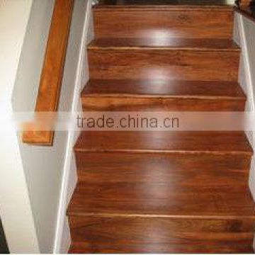 Laminate wooden tread stair board