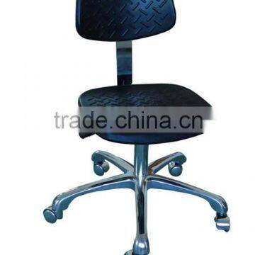 Antistatic PU Leather Hospital With Wheel Industrial ESD Chair