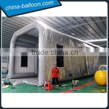 14m giant inflatable spray booth for cars / portable paint booth for garage