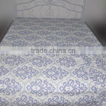 Polyester microfiber printed quilt quilt set bouti custom bedding set