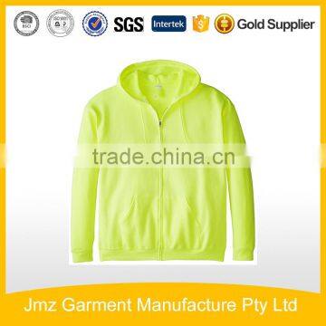 Bright yellow hoodies sweatshirt for men