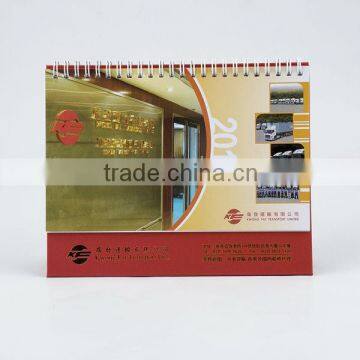 Top quality 2013 desk calendar printing binding wire-o & spiral binding & stitching