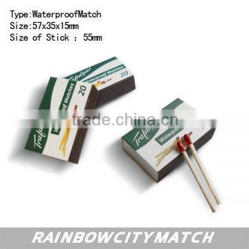 waterproof storm match boxed match match