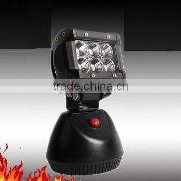 Portable LED Rechargeable Flood Light With AC/DC Car Adapter, Emergency LED Rechargeable Work Light (SR-RWM-18A,18W)Magnet Type photo-4