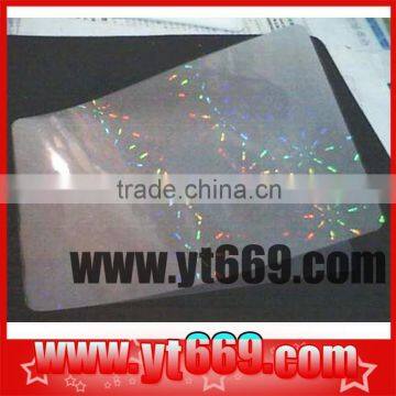 Transparent hologram pouch