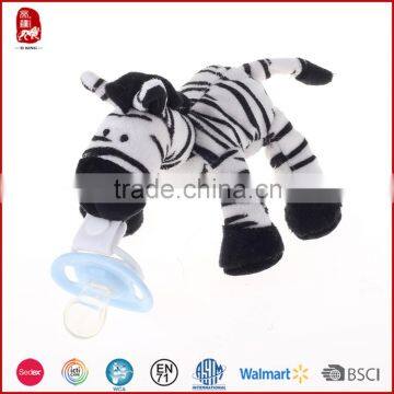 Custom Plush Stuffed Toy Funny Pacifier Baby Pacifier With Plush Toy photo-3