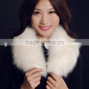 Sya girls cute design winter warm fox fur collar