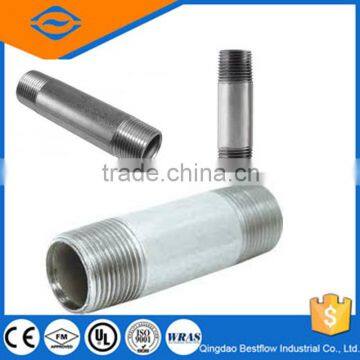 Astm A733 Galvanized Steel Barrel Nipple