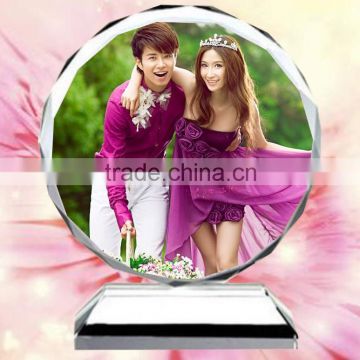 Cheap Crystal Photo Frame Glass Picture Frame For Wedding Favor