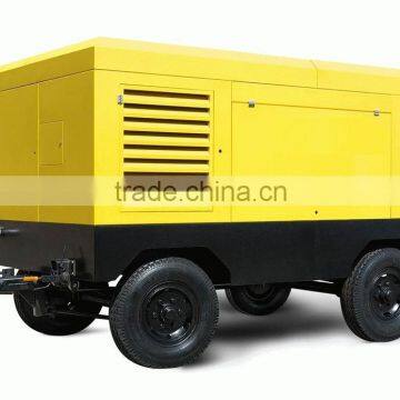 Shanghai Diesel move Screw Air Compressor