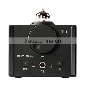 SMSL T1 DAC DSD512 384kHz Optical\Coaxial\USB\Decoder Tube Headphone Amplifier