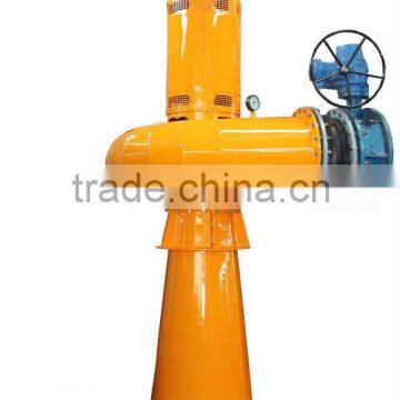 Vertical Tubular hydro turbine for small power plant