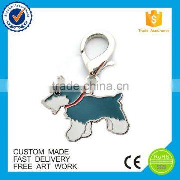 Wholesale lovely dog Zinc Alloy Custom Keyring