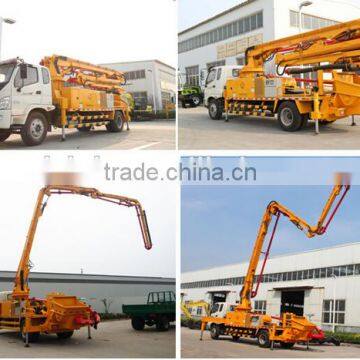 2015 hot sale 425m 28m boom type concrete pump trucks made in China