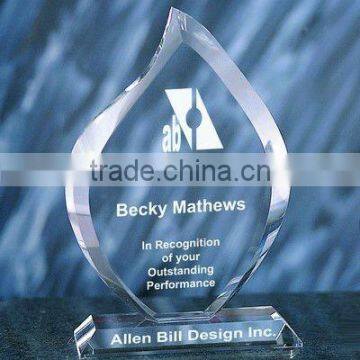 china supply crystal glass awards for Game activities(R-0556