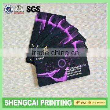 Hot sale CNYK PVC business card in guangzhou