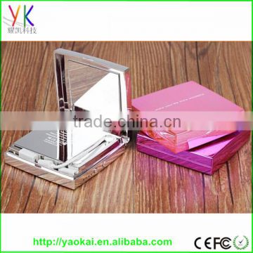 2016 New Coming mirror power bank 6000 mah With Real Capacity