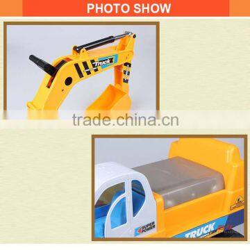 Plastic Simulation Construction Truck Toy Funny Kids Ride on Car Toy photo-2