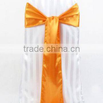 factory selling party banquet chairs satin bows colorful chair decoration satin sashes