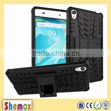 Wholesale TPU+PC hybrid kickstand case for sony xperia XA ultra,For sony xperia XA ultra case