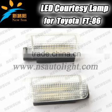 No Error Free LED Courtesy side Door Light for Toyota FT86 Crown (05-08) Lexus is 2013~, Xenon White car Door Courtesy LED Lamp