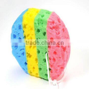 2014 Hot Sale Coloful Baby Bath Sponge