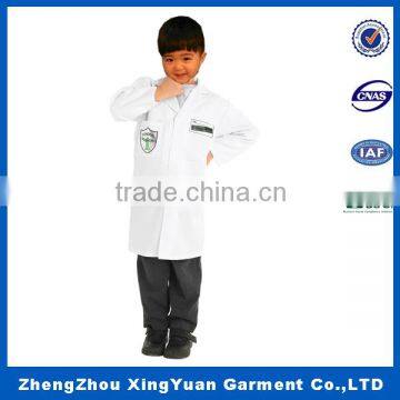 hospital uniform women's/man's comforterable fit doctor lab coat for children