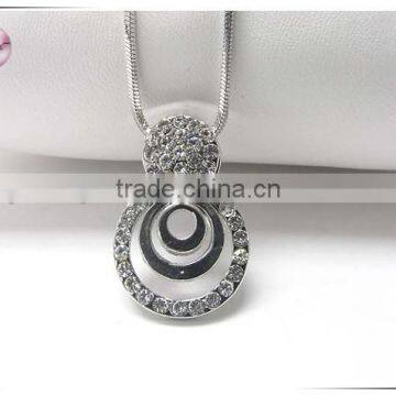 Crystal heart on formica stone pendant toggle chain necklace earring set