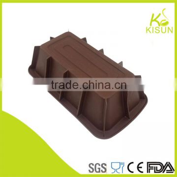 chocolate color silicone cake pan