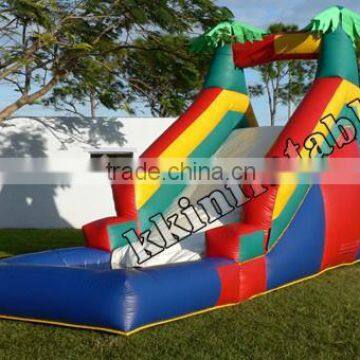 outdoor sport games PVC inflatable water kids pool slide