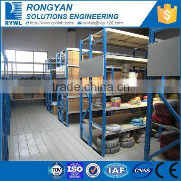 solid and flexible and good powder coating steel shelving