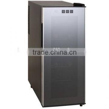 26L 10 bottle thermoelectric glass door wine cooler
