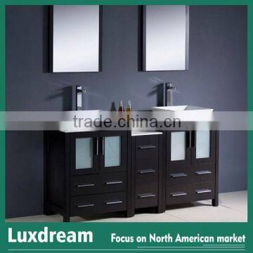 Double frame mirror allen roth bathroom cabinets combo