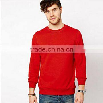 hot sale high quality mens crewneck sweatshirt without hood