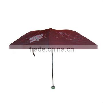 3-folding changing color sun umbrella