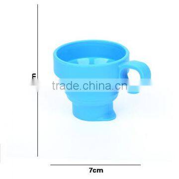 Retractable Folding Cup Telescopic Collapsible Cups Travel Silicone Mug photo-5