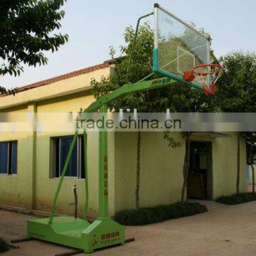 Single-arm basketball stand