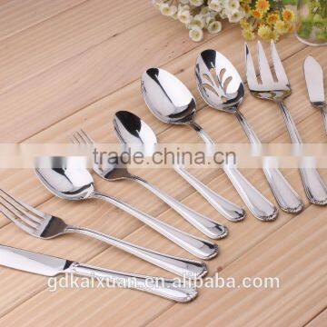 Wholesale European Style Royal Stainless Steel Cutlery Set Fork Spoon Knife KX-S160